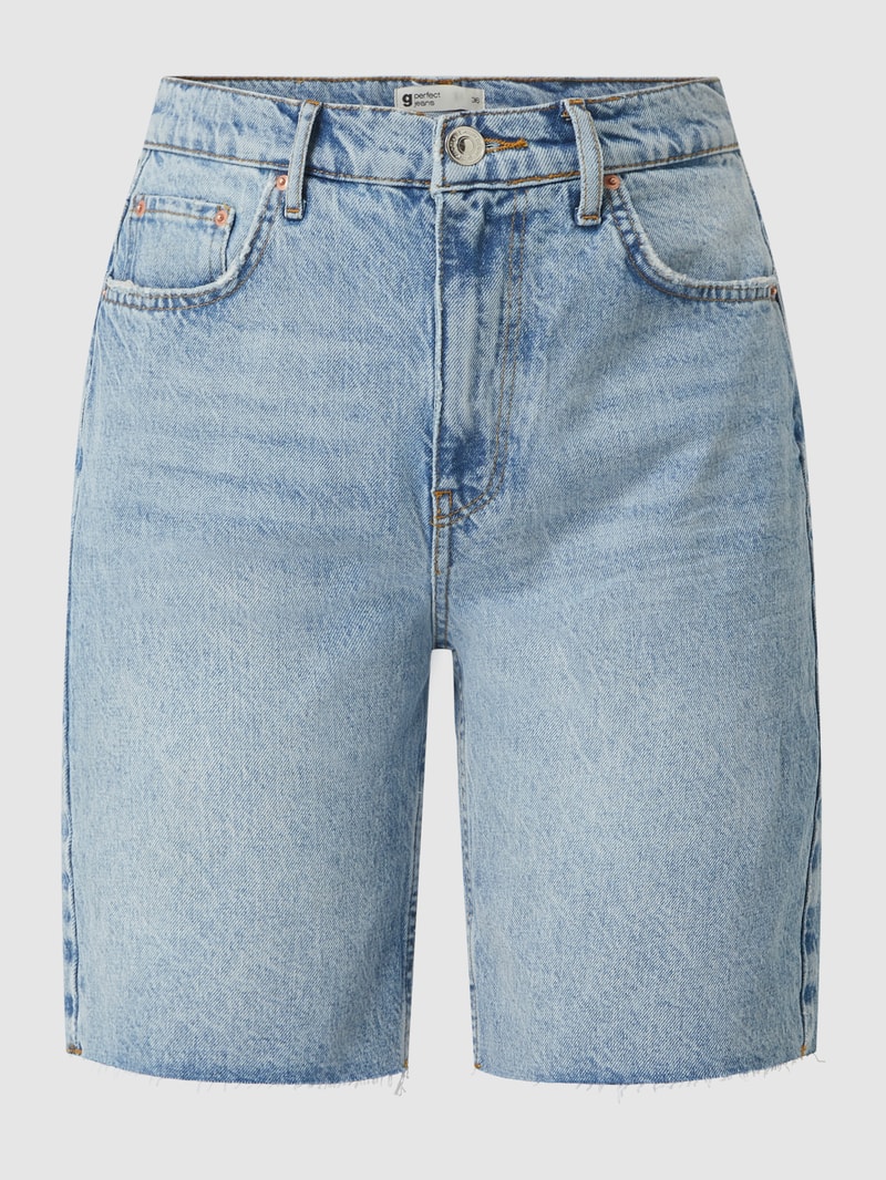Jeansshorts aus Baumwolle in jeans