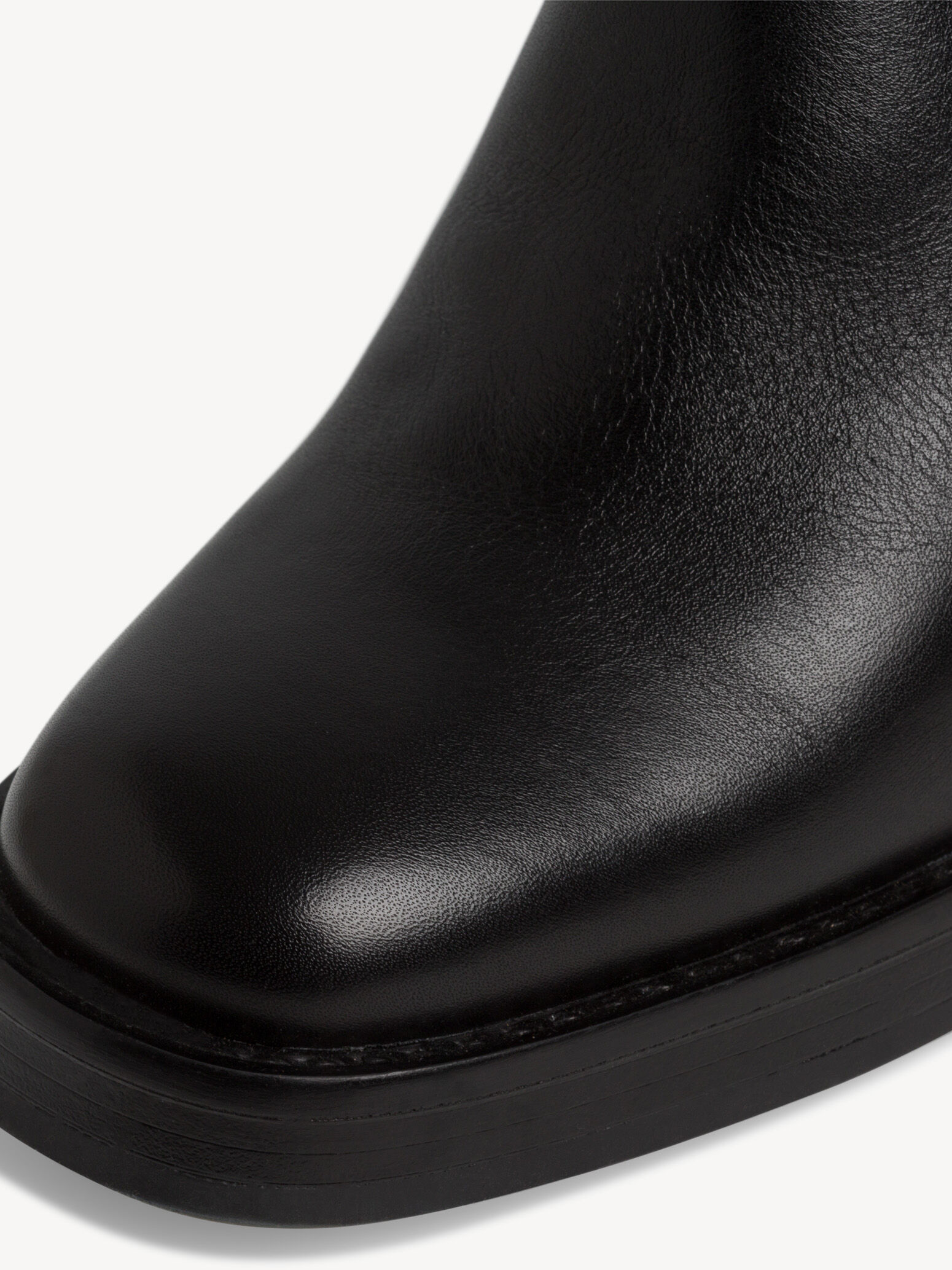 Bottes en cuir - noir