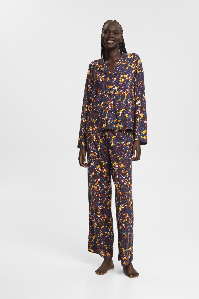 Pyjama mit Allover-Print