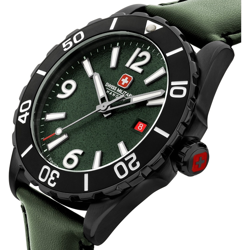 SWISS MILITARY HANOWA Montre pour hommes Acier inoxydable Montre