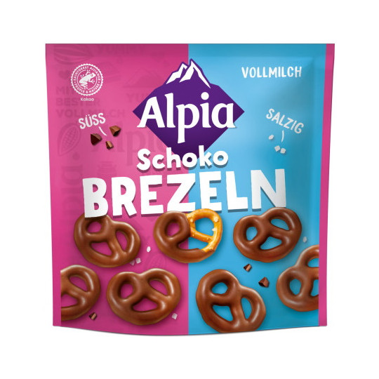 Alpia Schoko Brezeln Vollmilch 140G