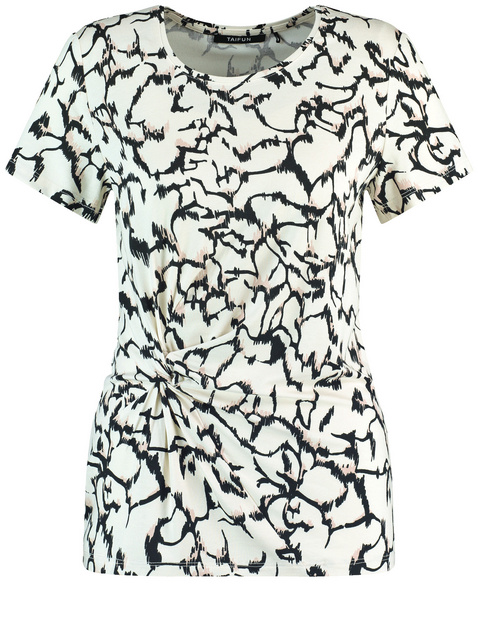 1/2 Arm Shirt mit effektvoller Drapierung