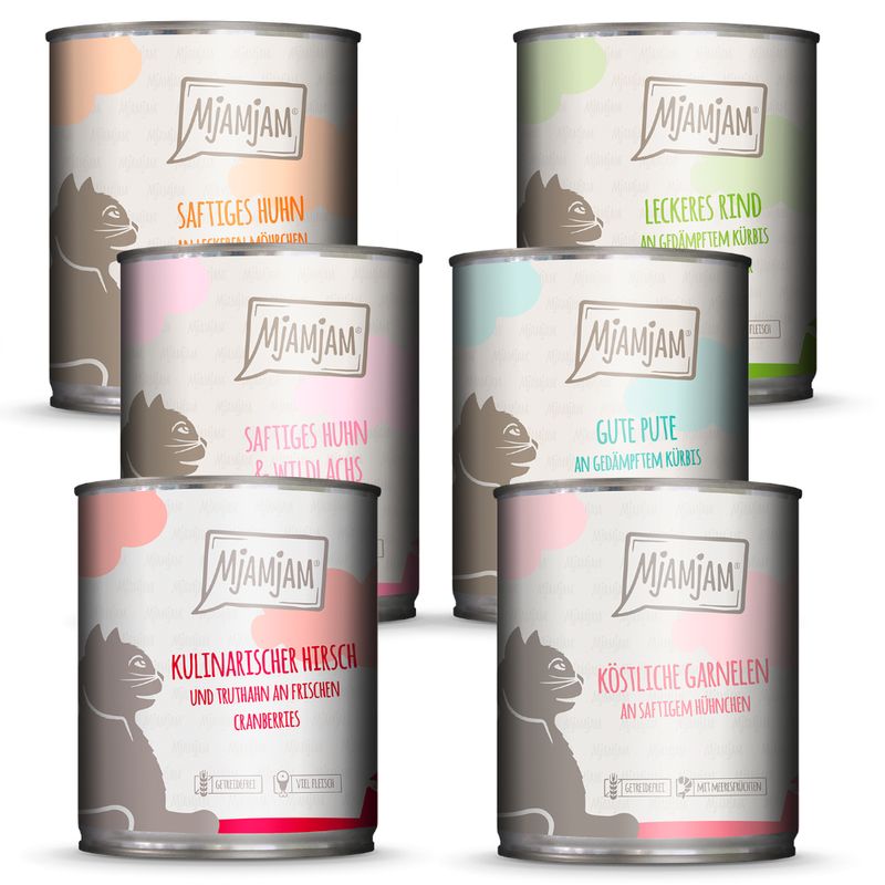 Probierpaket MjAMjAM 6 x 800 g zu TOP-Preisen