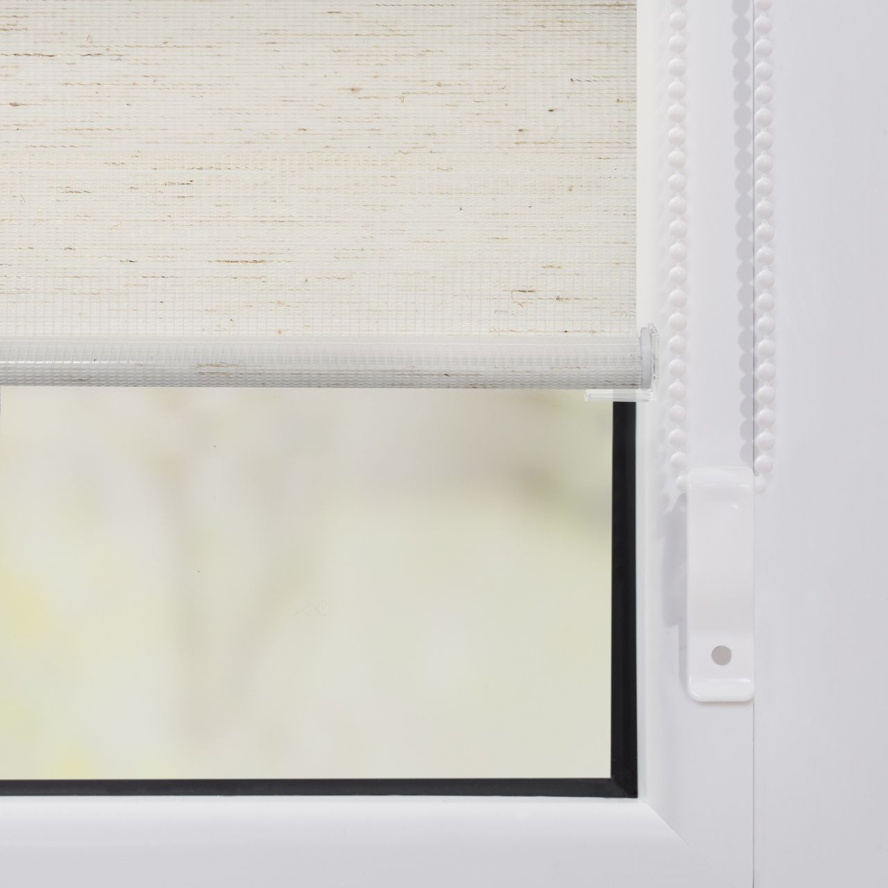 Lichtblick Duo-Rollo Klemmfix, ohne Bohren - Natur, 60 cm x 150 cm (B x L)