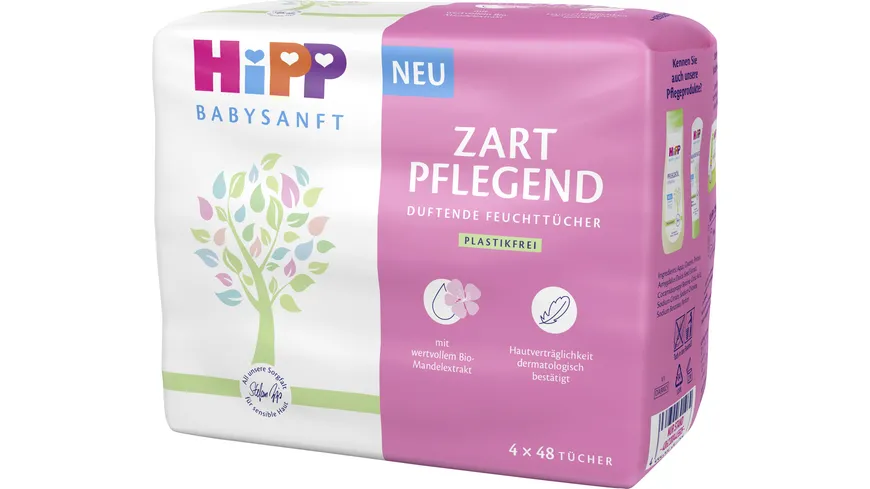 Hipp Zart Pflegend Duftende Feuchttücher