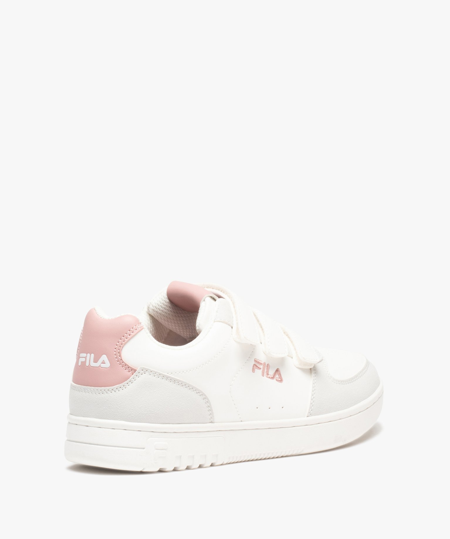 Baskets femme bicolores à scratch - Fila blanc | GEMO