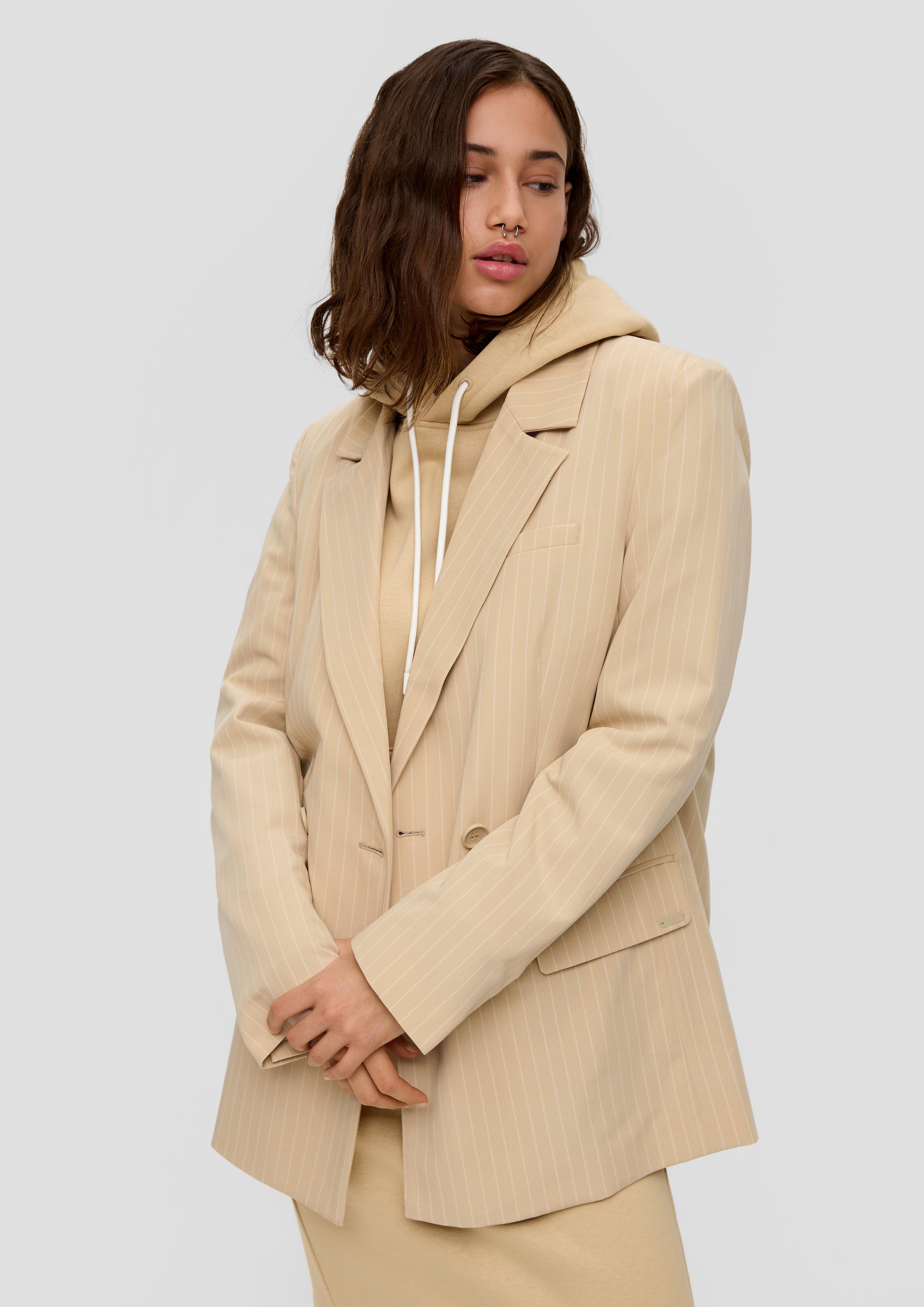 Oversized Blazer mit Nadelstreifen  2140873-81J0