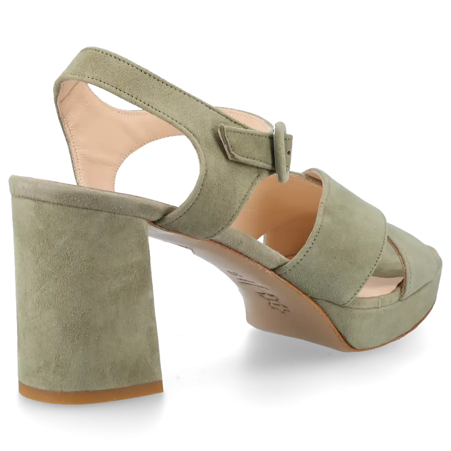 EN AVANT - Sandalen LUXE Veloursleder - grün