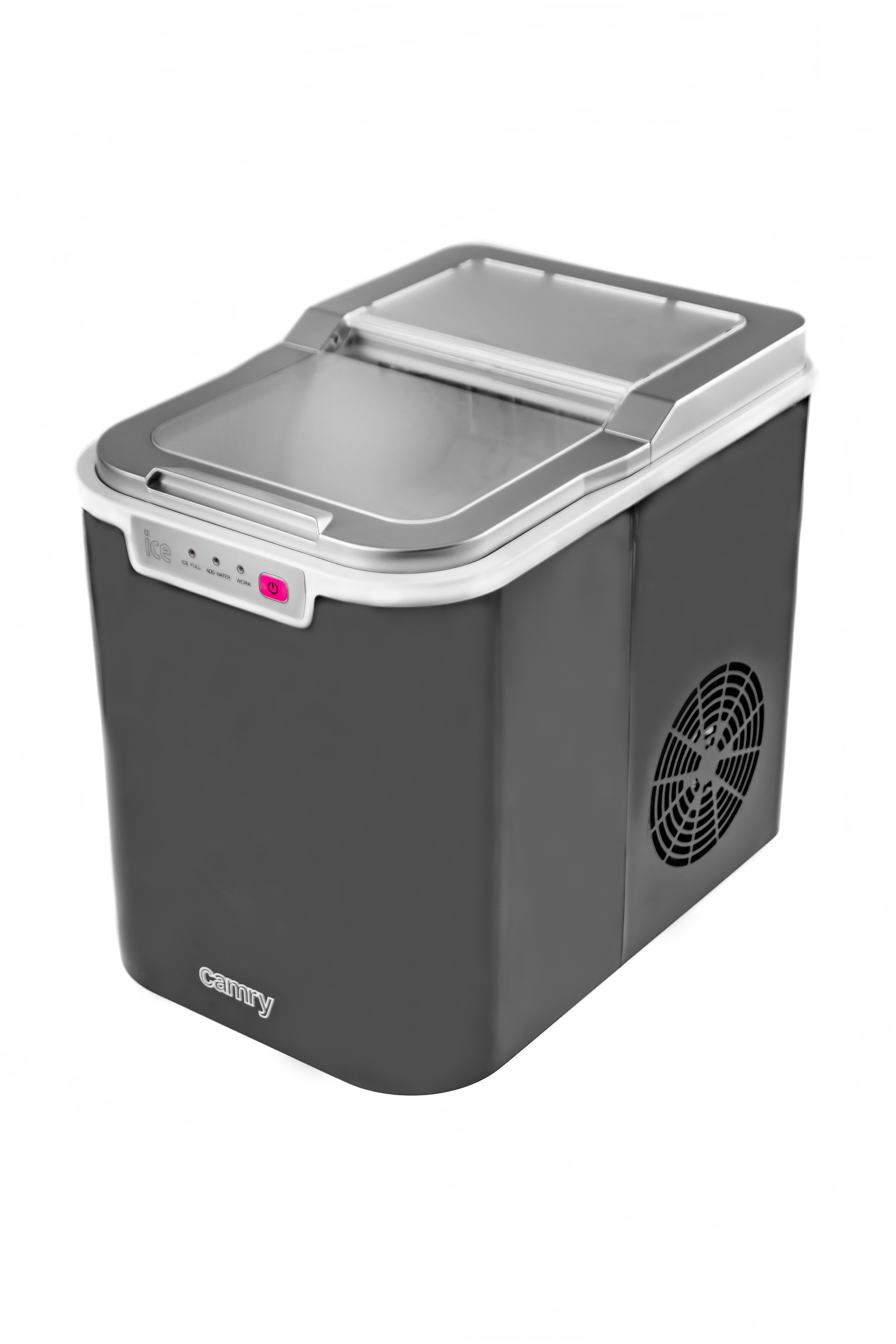 JUNG Elektrischer Eiswürfelbereiter CAMRY CR8073 Eiswürfelmaschine klein Eiswürfel Eiwürfelbereiter, 2,2 Fassung Wasser Eismaschine Würfel Kompressor Eis Maschine Automat