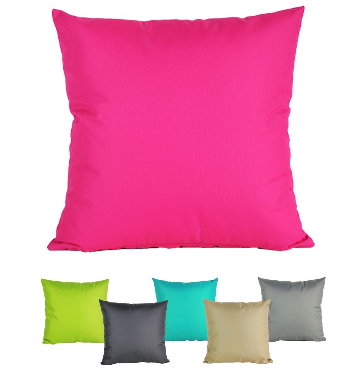 JACK Dekokissen JACK 50x50cm Outdoor Lounge Kissen inkl. XXL Füllung Sitzkissen, starke Füllung, Robust, Strapazierfähig, Wasserabweisend, Innen&Außen