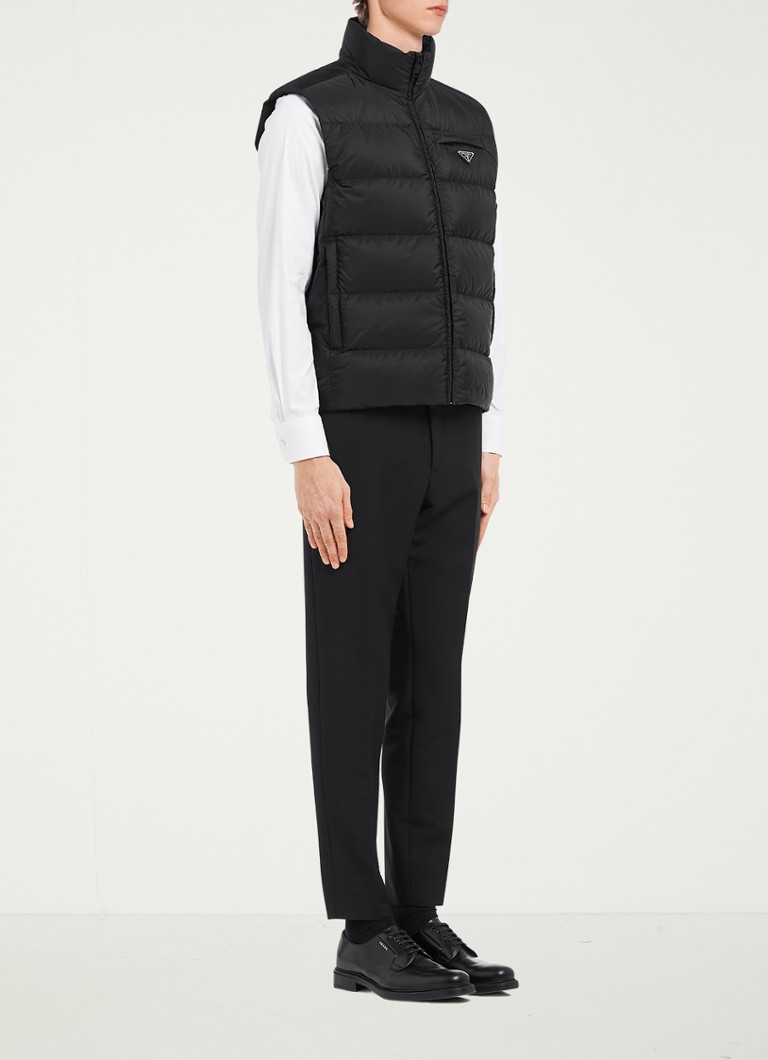 Vestă matlasată din puf Prada Re-Nylon