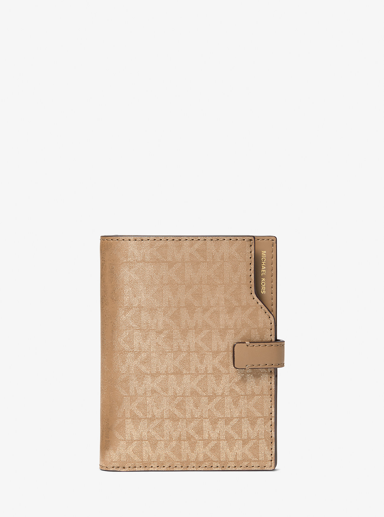 Jet Set Metallic Signature Logo Passport Lommebok - HUSK