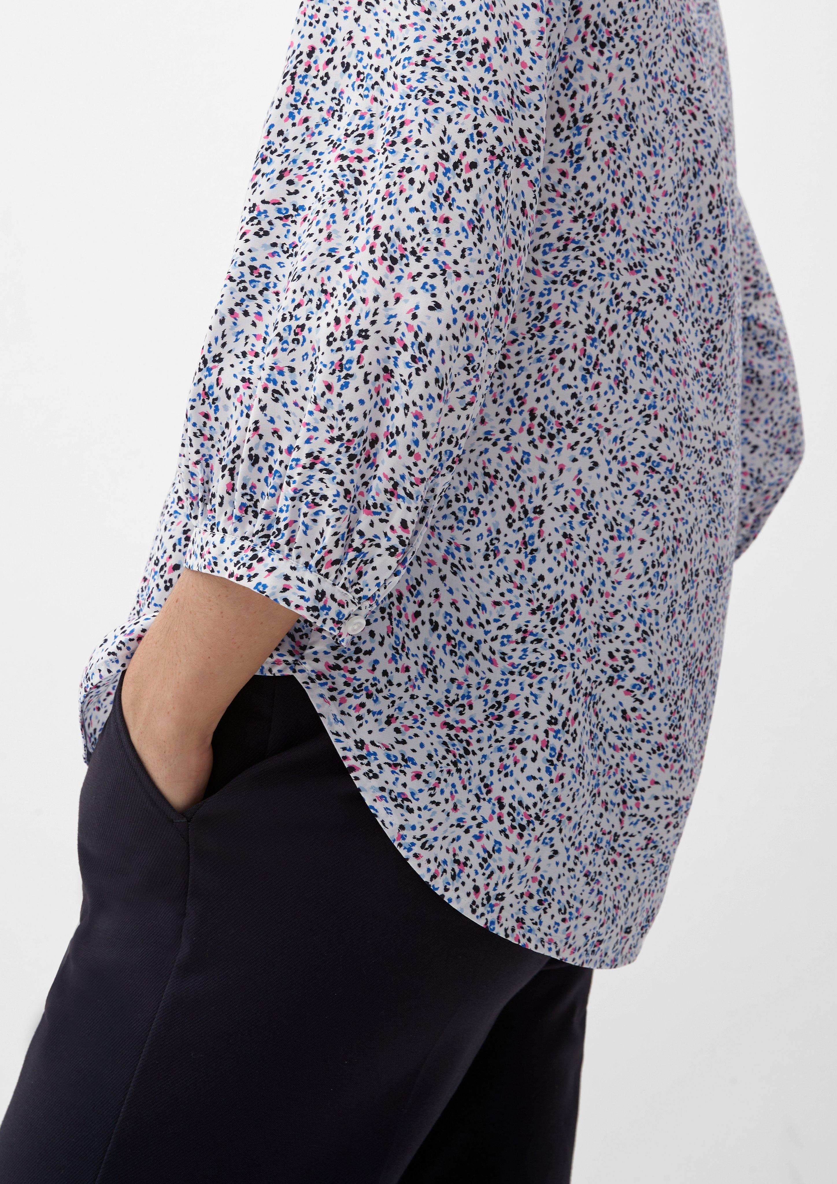 Viskosebluse mit Tunika-Ausschnitt  2132607-02B6