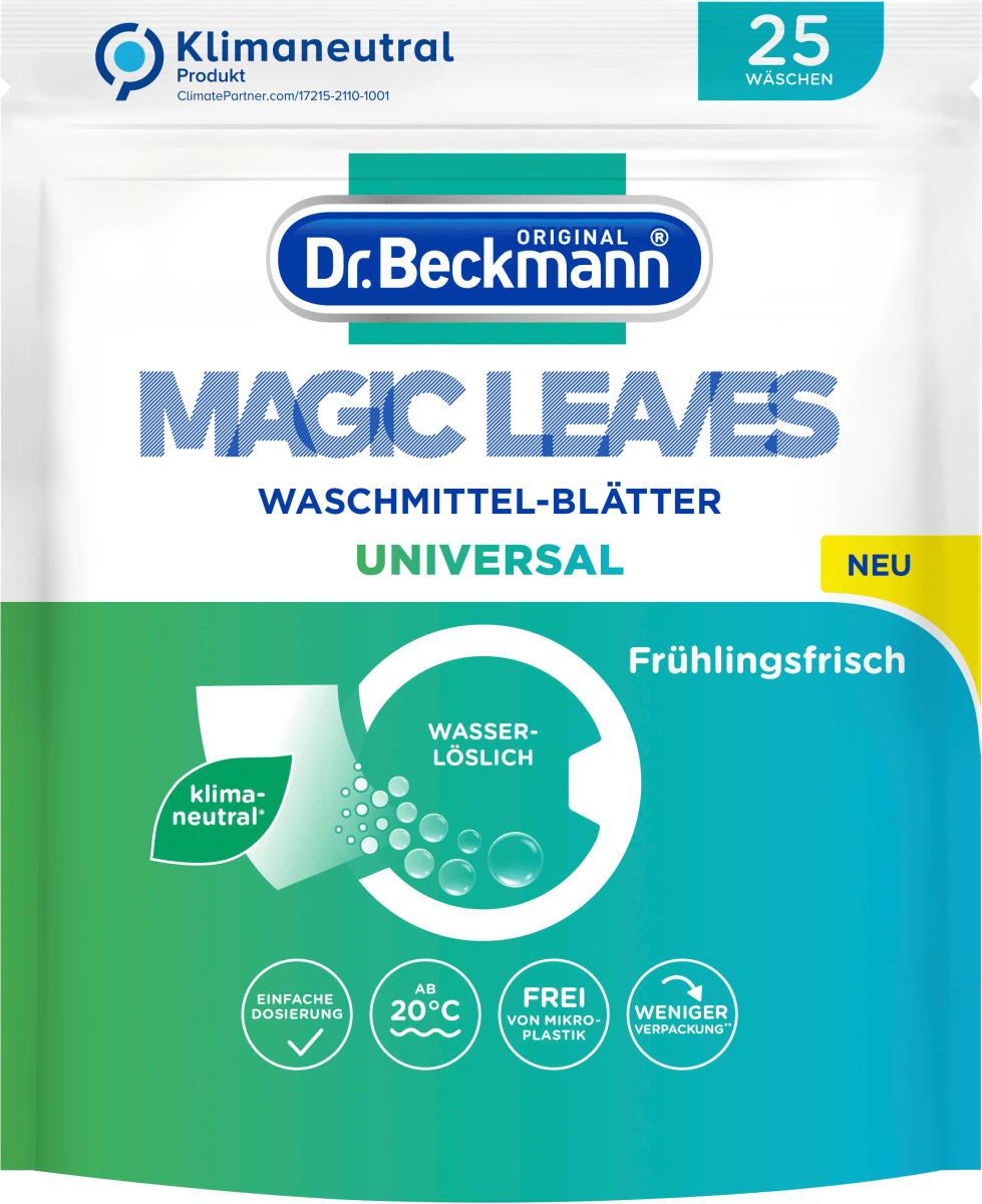 Waschmittel Blätter Vollwaschmittel, 25 Wl
