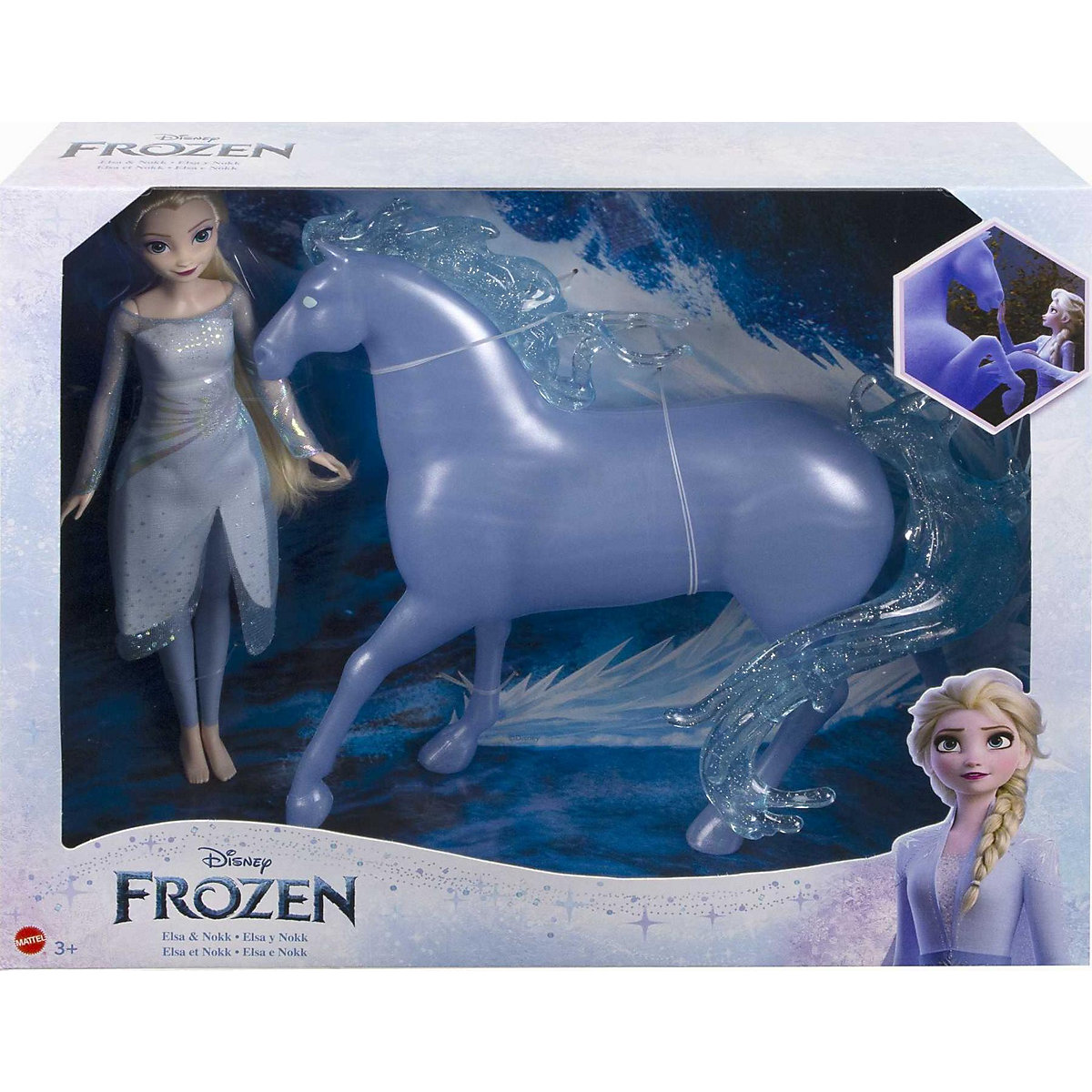 Die Eiskönigin Spielzeug, Elsa-Puppe und Wasserfigur Nokk