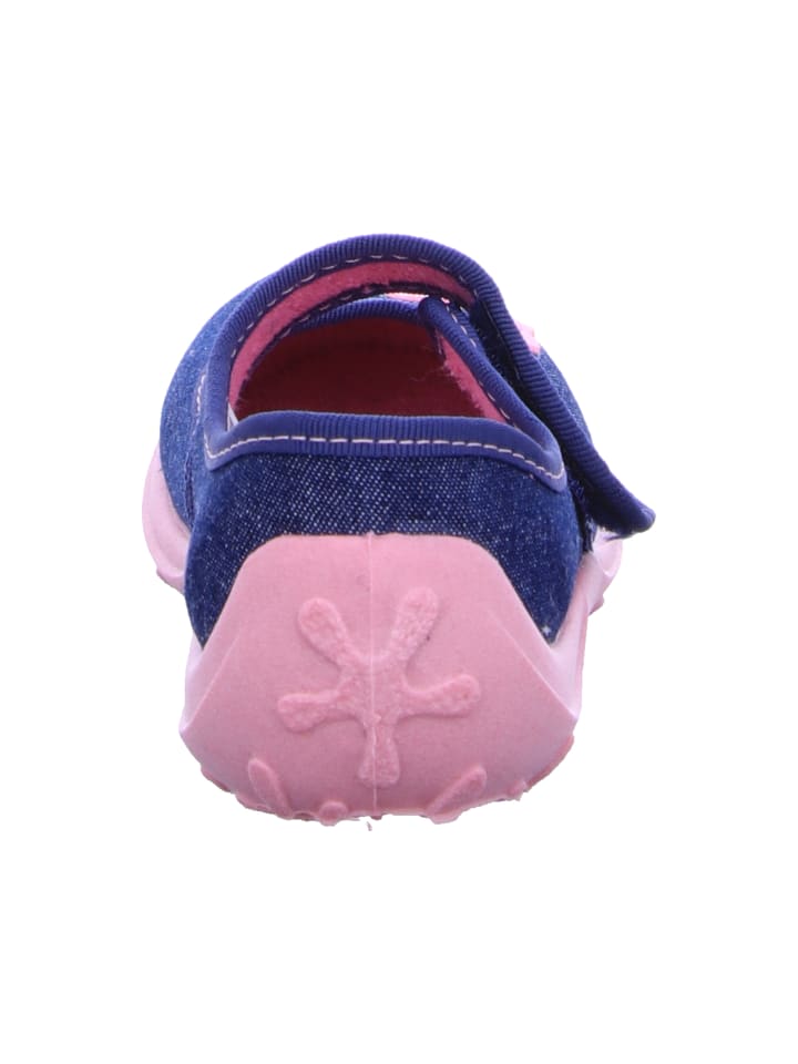 Fischer Markenschuh Hausschuh in blau günstig kaufen