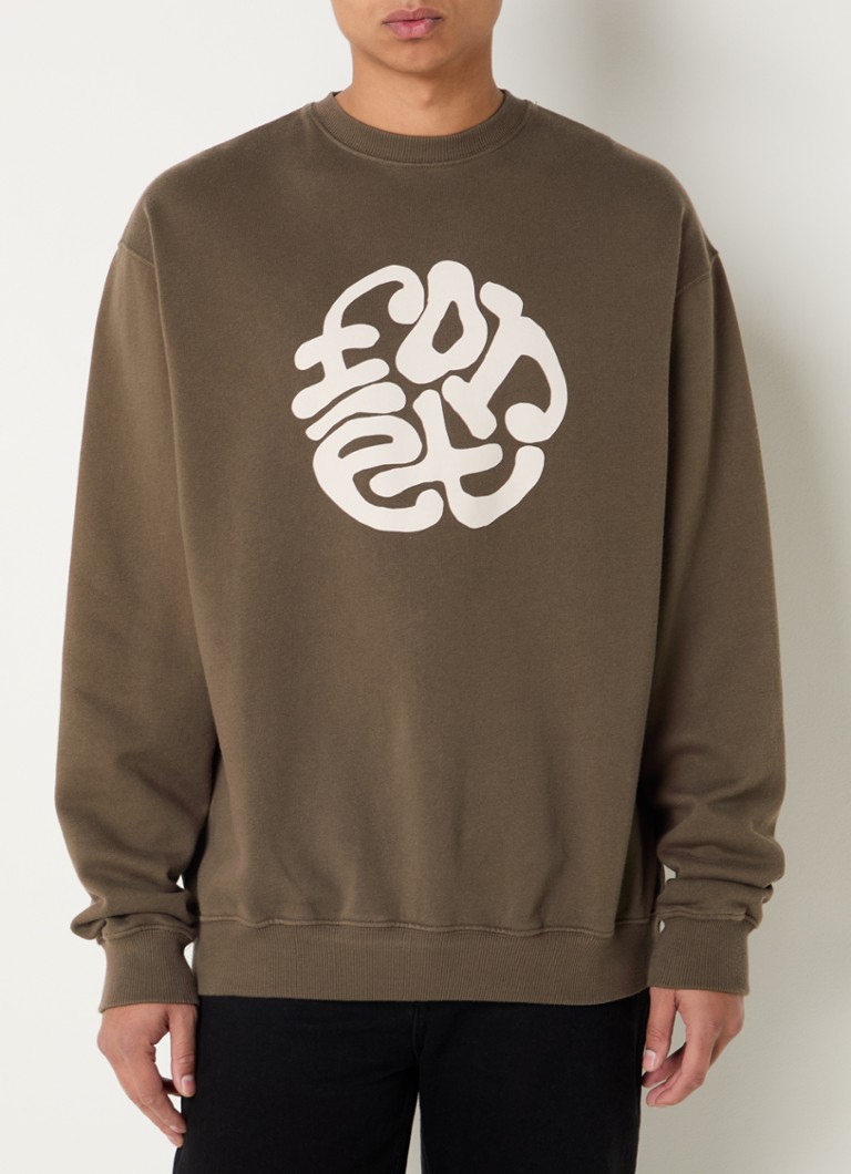 Maglione Forest Loop in cotone biologico stampato
