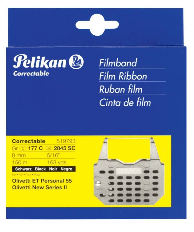 Pelikan Farbband für Schreibmaschinen 519793 15 x 1,9 x 12,9 cm Schwarz