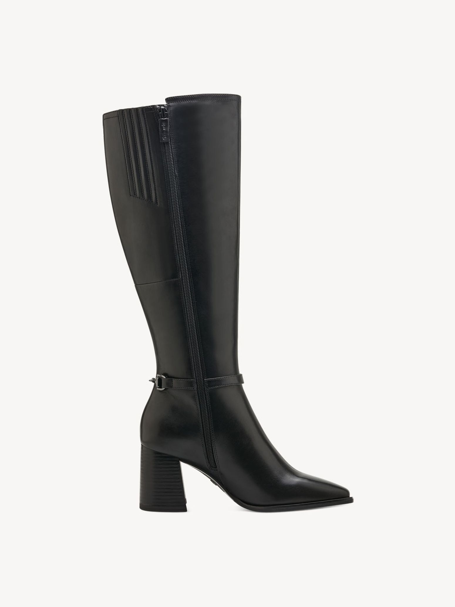 Bottes en cuir - noir