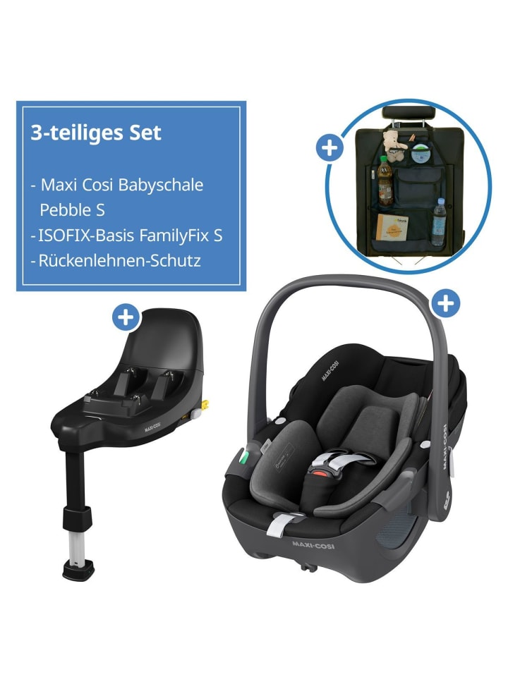 Maxi-Cosi Babyschale Pebble S i-Size ab Geburt - 15 in schwarz günstig kaufen onesize