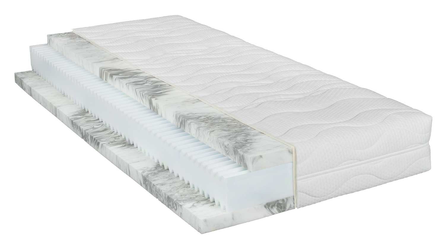 Taschenfederkernmatratze Gel-Hybridmatratze, BENDER, Kunstfaser, 23,00 cm hoch