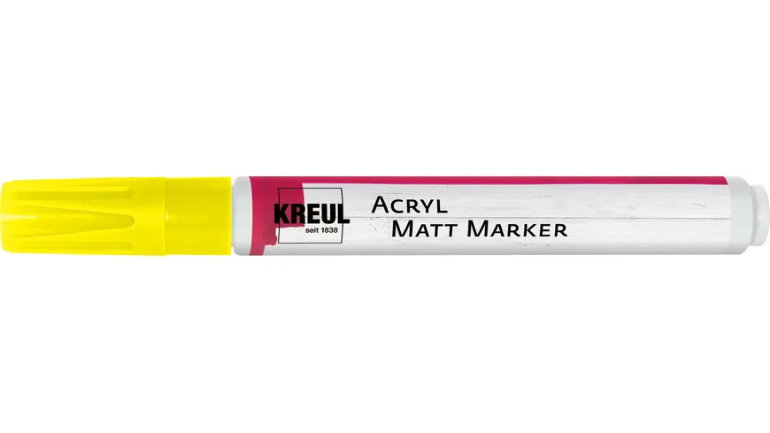 KREUL Acryl Matt Marker medium Gelb