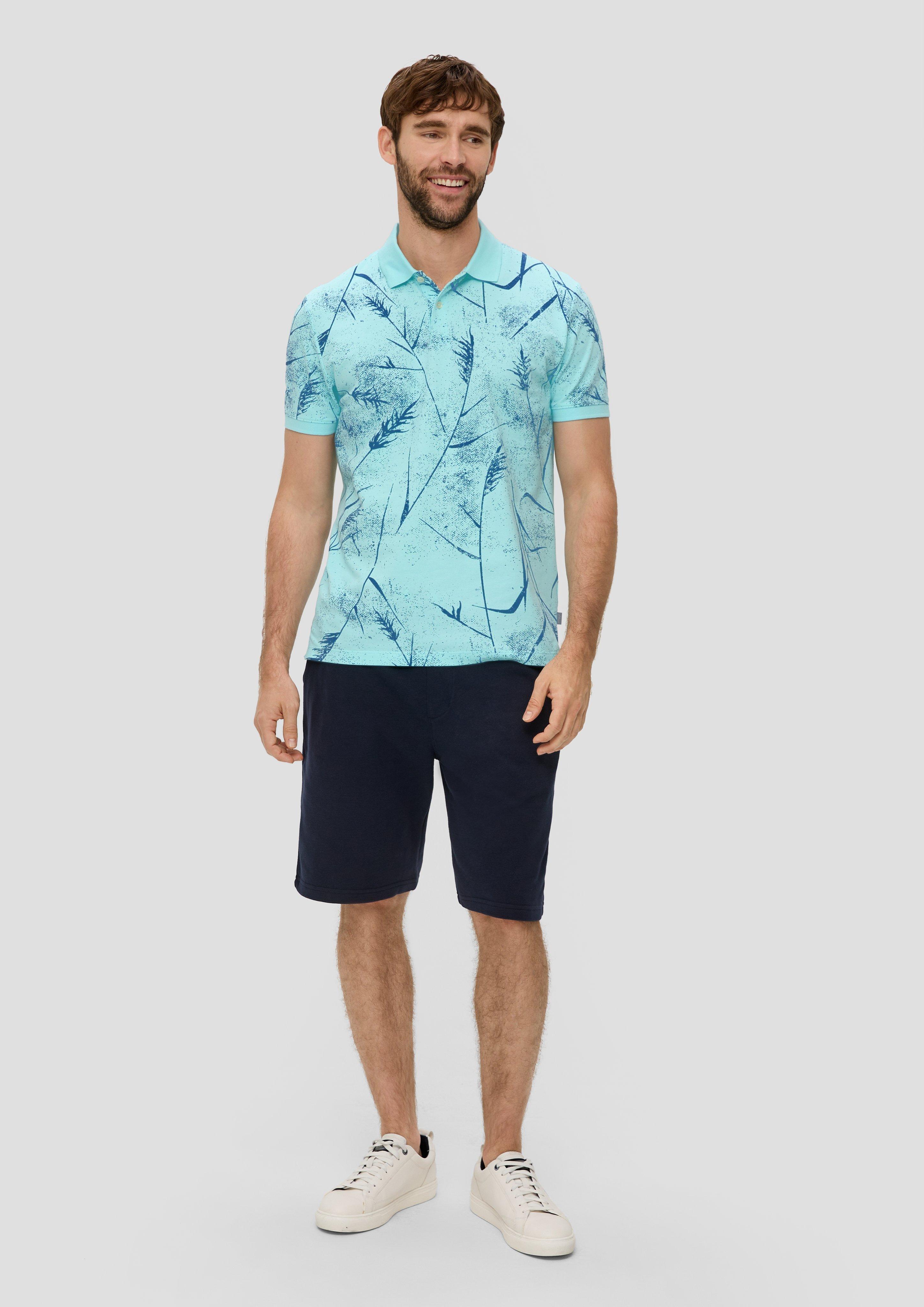 Poloshirt mit All-over-Print  2143942-60A3