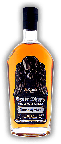 St. Kilian Grave Digger Tunes of War 47% St. Kilian Grave Digger Tunes of War 47% Heavily Peated. 0,7	 Liter - Vol 47%