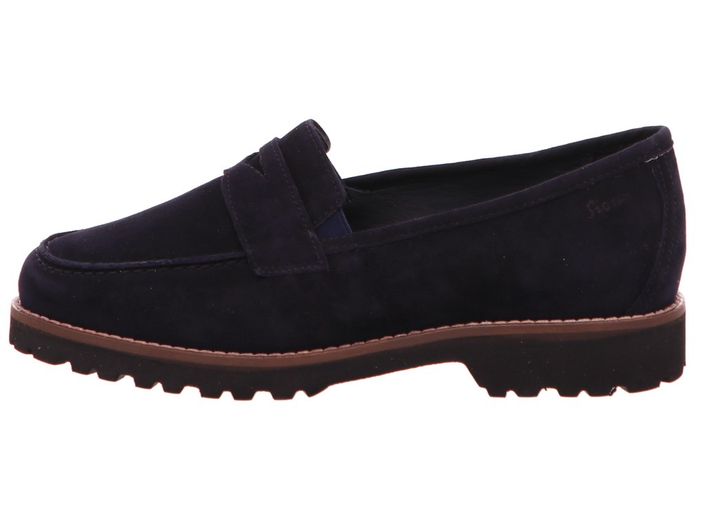 SIOUX Komfort Slipper blau Slipper bequem