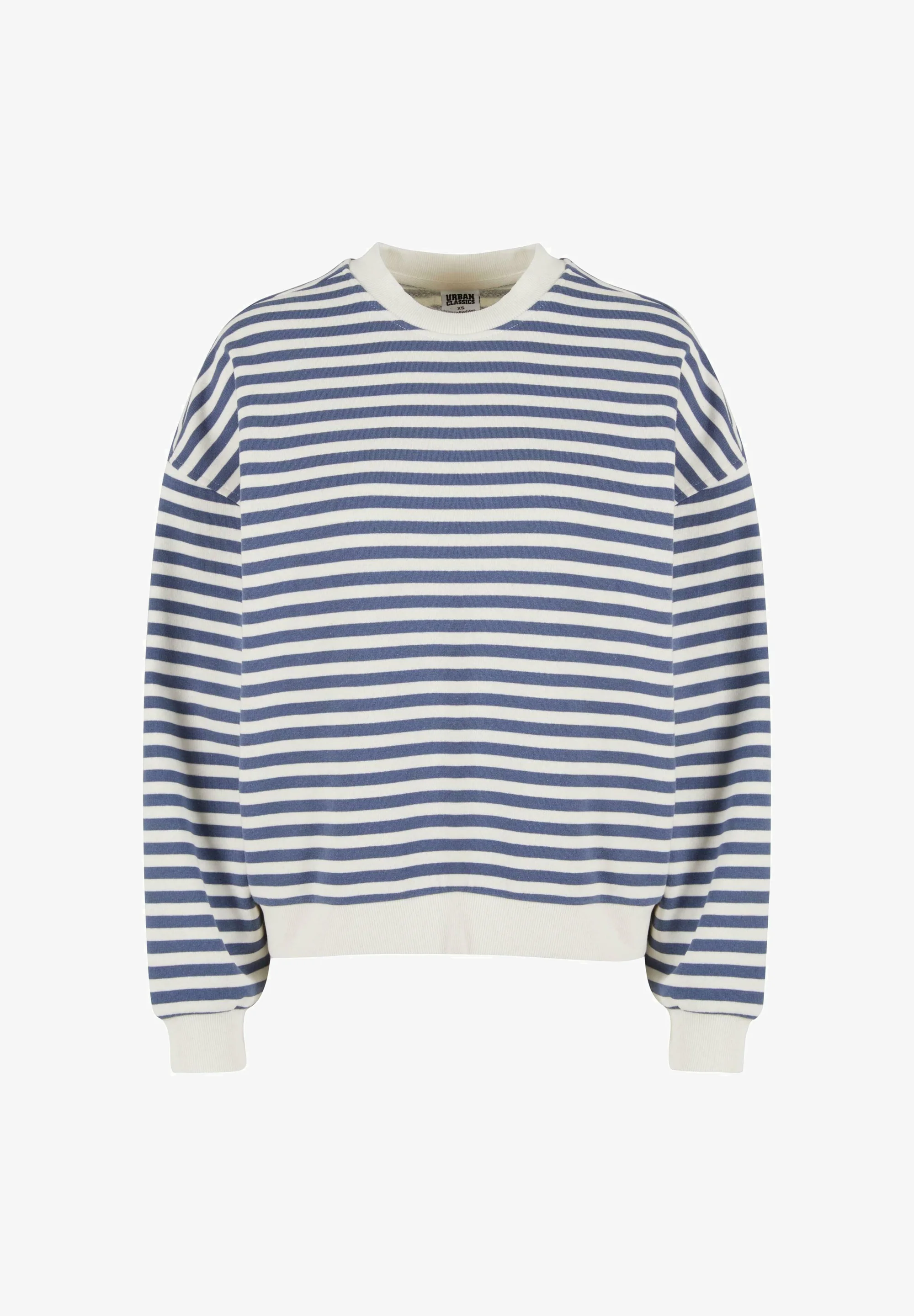 Sudadera Urban Classics con cuello redondo a rayas