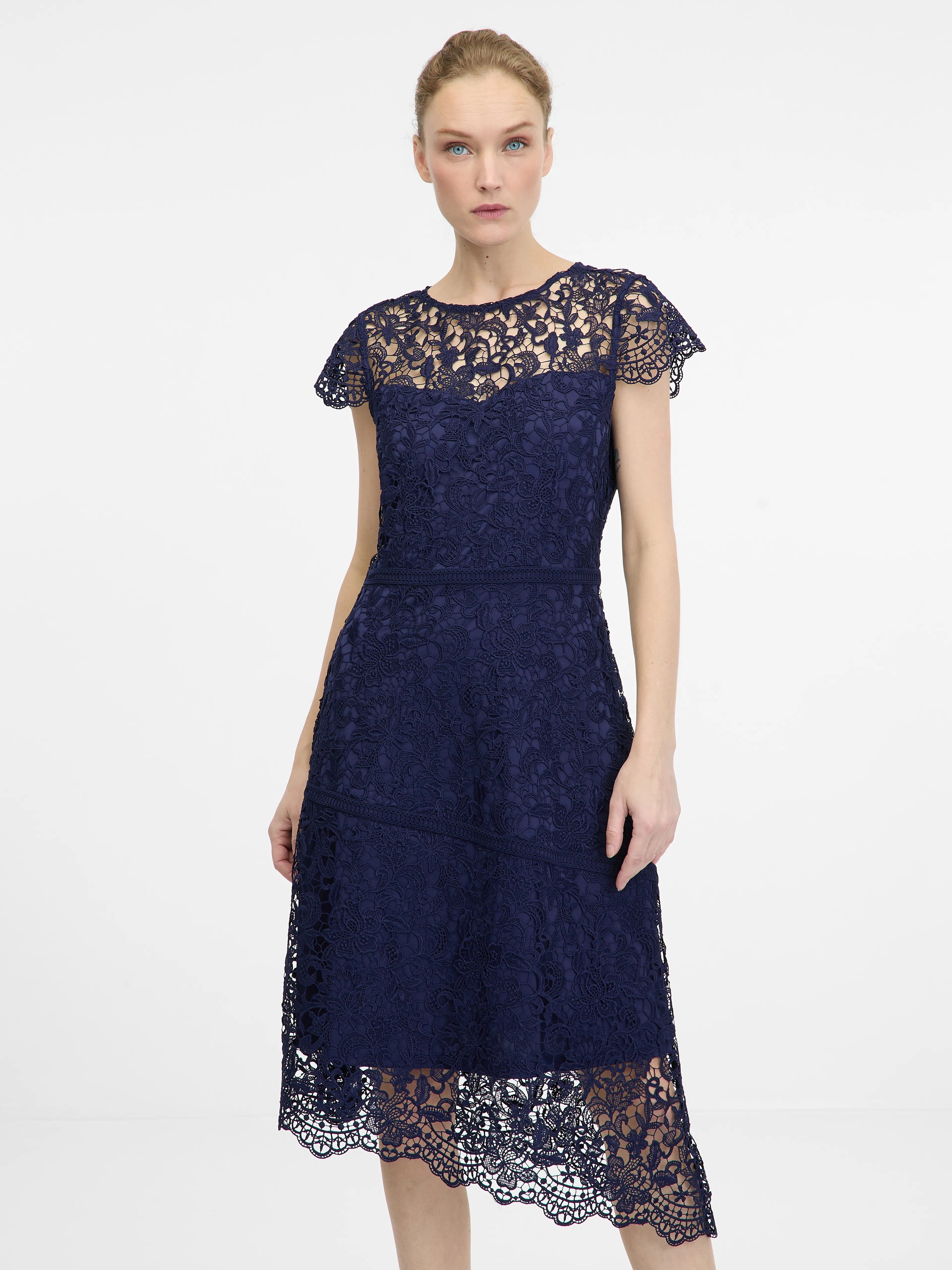 Dunkelblaues Damenkleid ORSAY