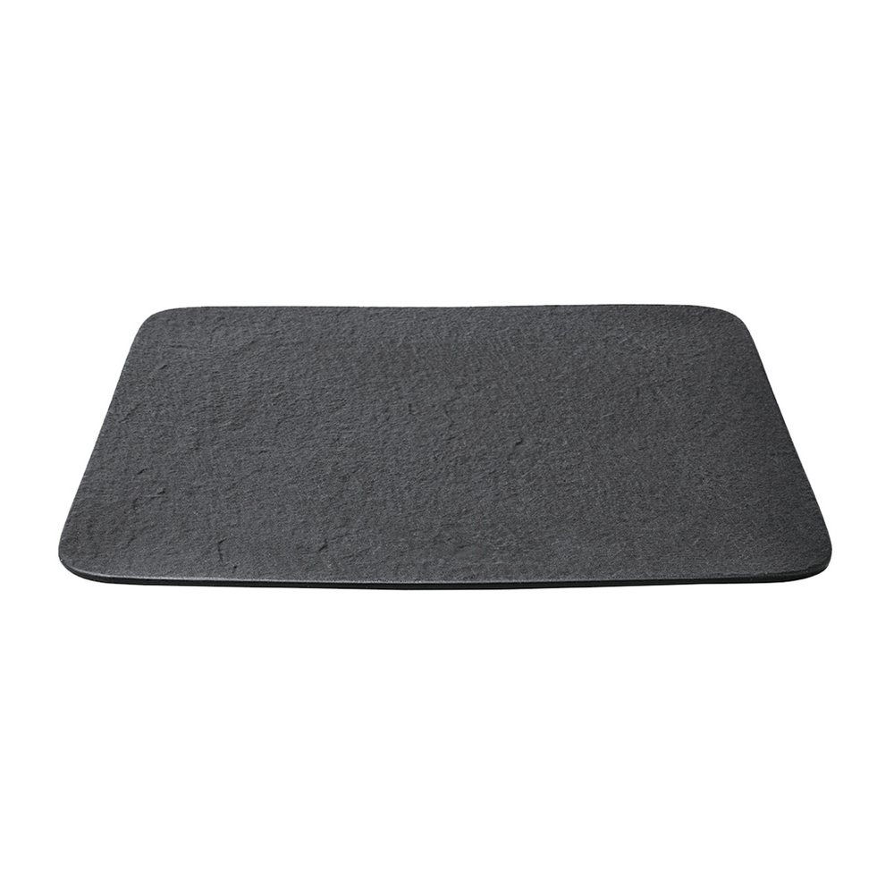 Villeroy & Boch Plat à servir carré/assiette gourmet Manufacture Rock Assiette