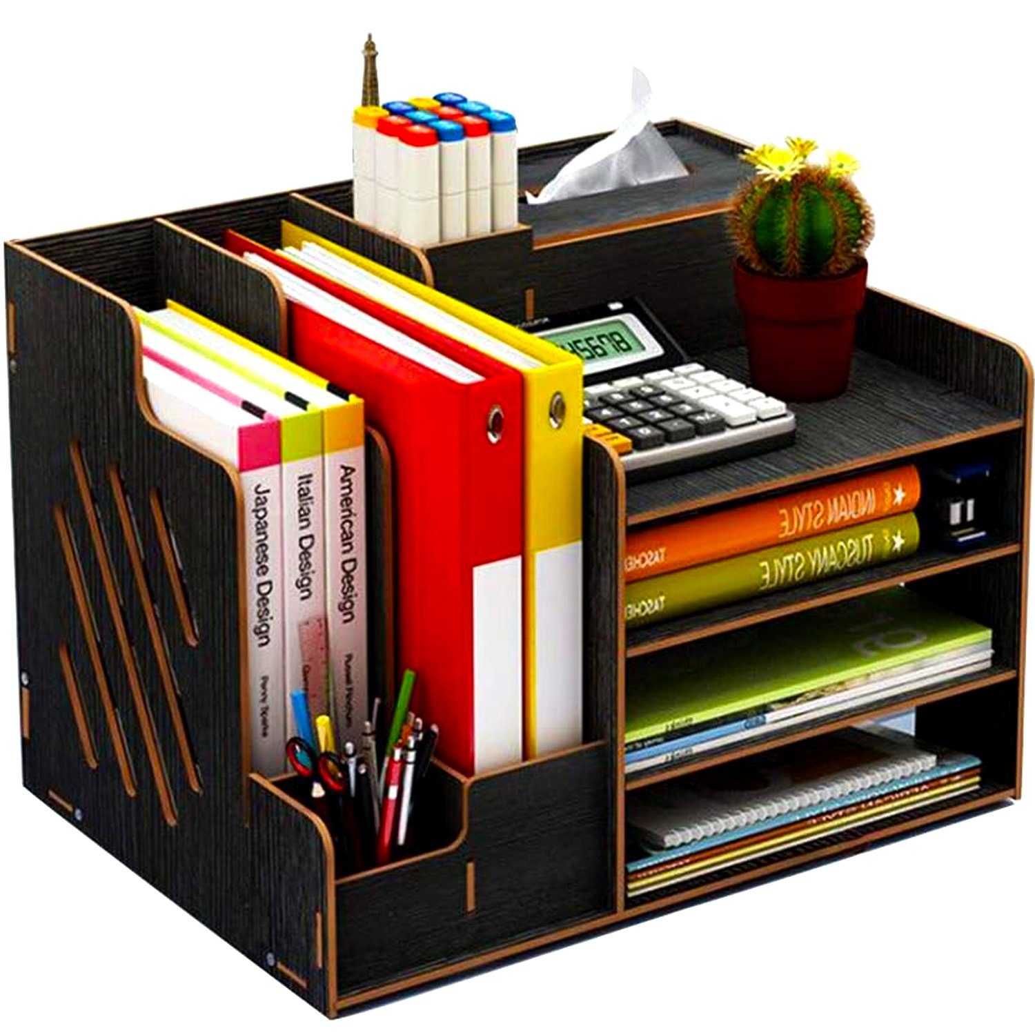 NUODWELL Aktenregal Aktenregal Schreibtisch Organizer, Desk Organizer große Kapazität