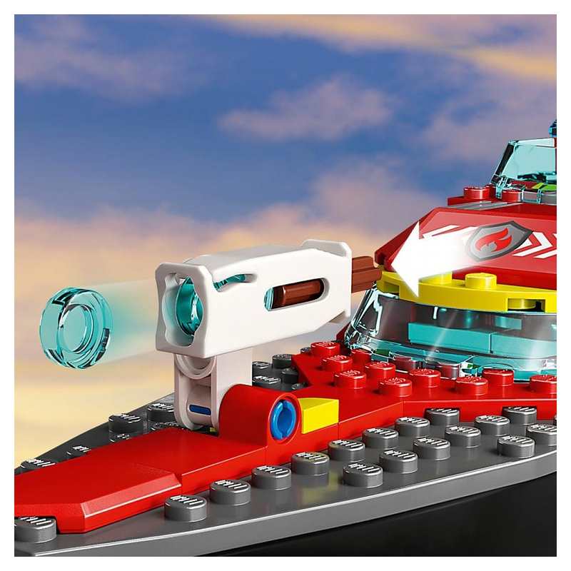 60373 Le bateau de sauvetage des pompiers LEGO City