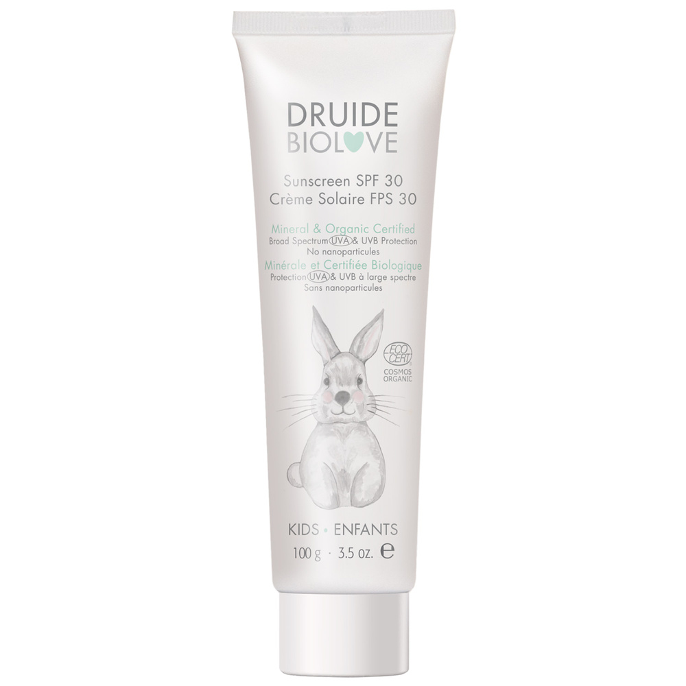 druide Crème solaire SPF 30 - bébé et enfant Crème solaire minérale, bio pour bébés et enfants | Druide BioLove.