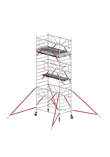 Altrex T525013 RS TOWER 52-S Altezza di lavoro 7,2 m Legno 2,45 Safe-Quick