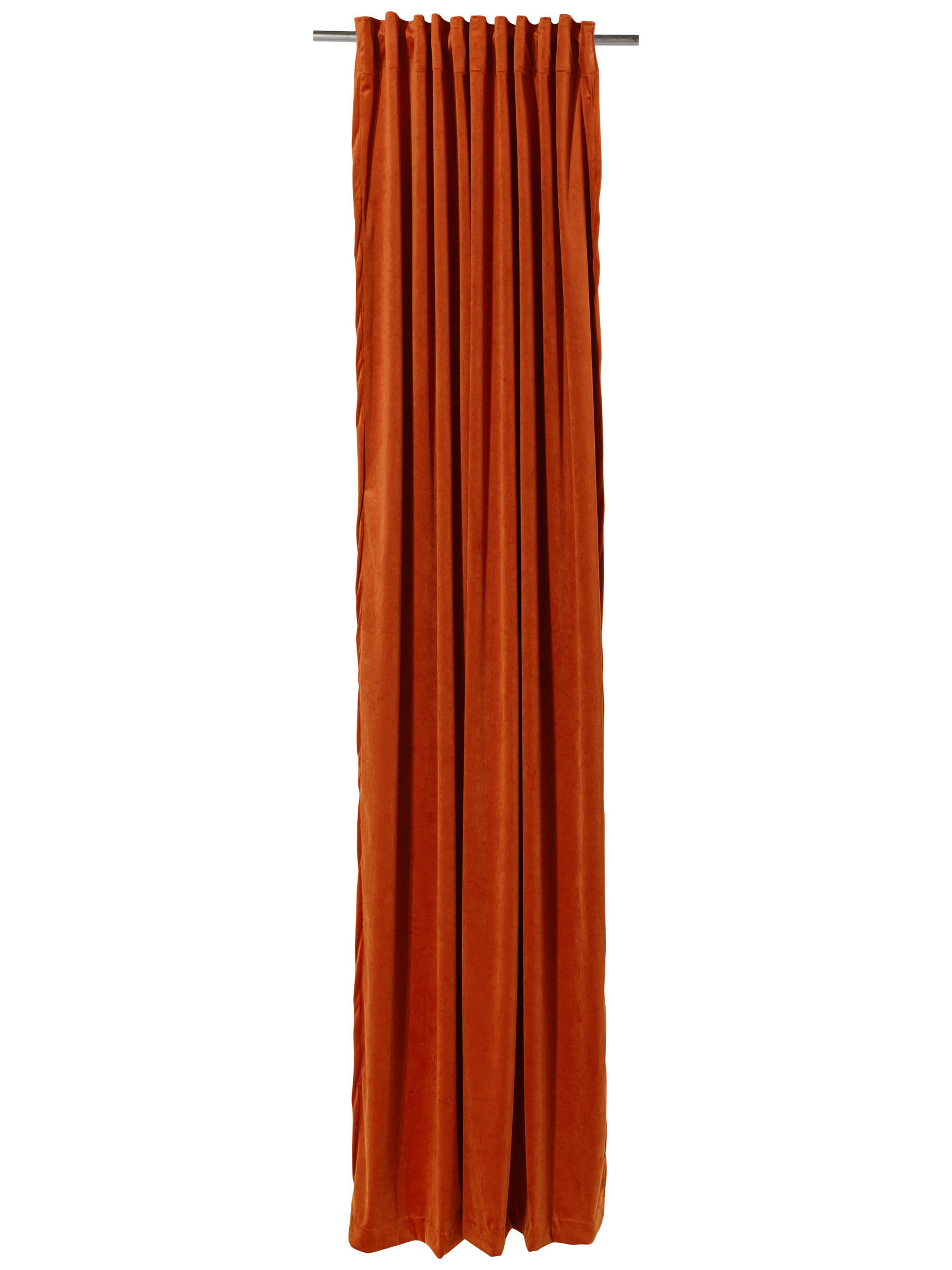 Marilana Vorhang mit Gardinenband, Kupfer