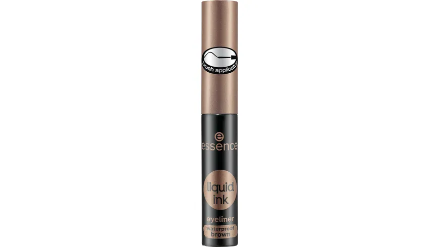 essence liquid ink eyeliner waterproof brown 02 - Ash brown
