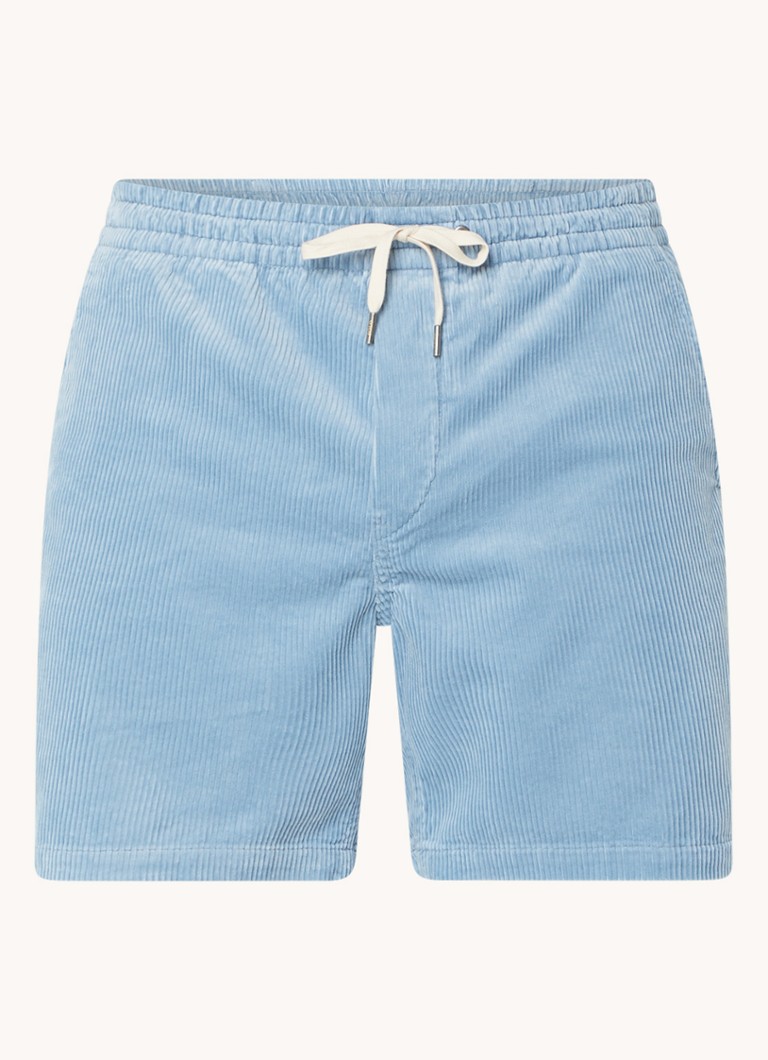 Pantaloni scurți din catifea reiată Ralph Lauren, croială dreaptă
