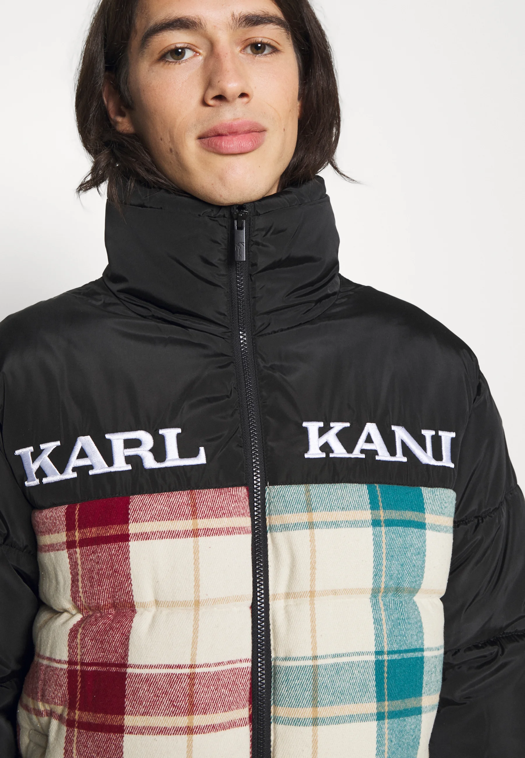 Karl Kani RETRO BLOCK PUFFER JACKET UNISEX - Chaqueta de invierno