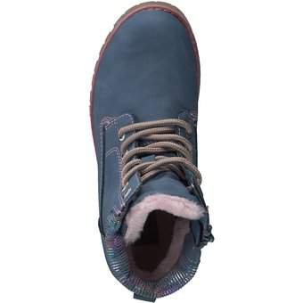 Puccetti Schnür Boots in blau