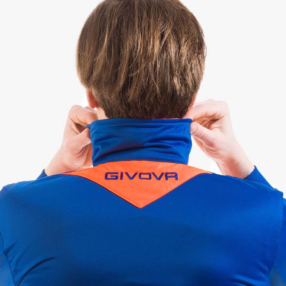 Givova Tuta Visa Trainingsanzug blau/neonorange