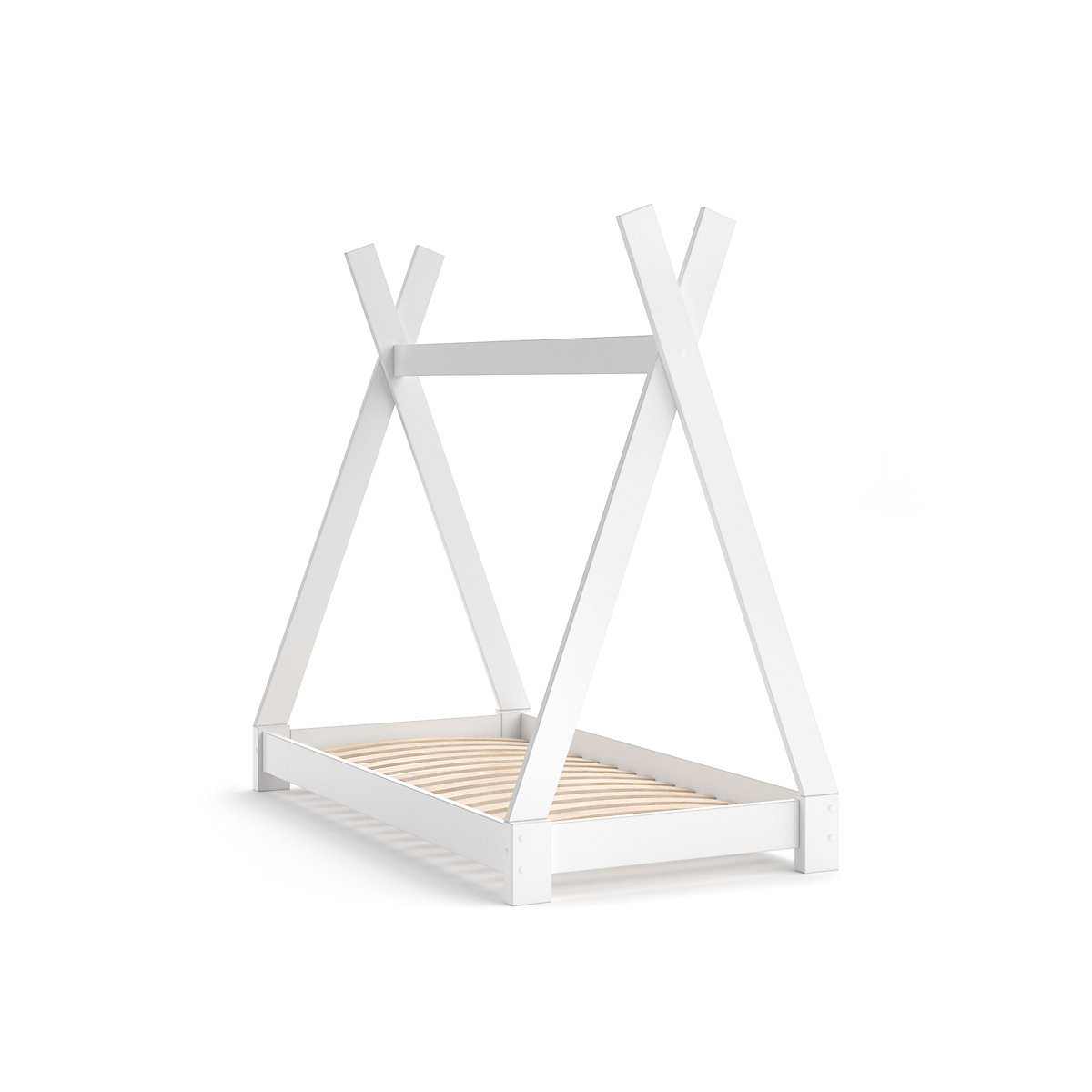 Kinderbett TIPI 70 x 140 cm Weiß