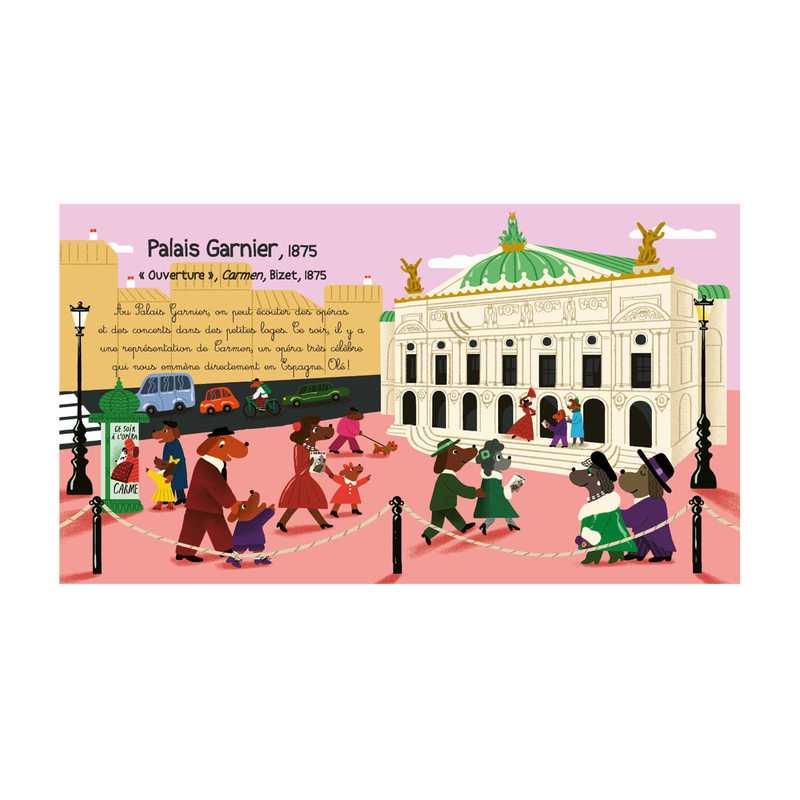 Livre Mon petit Paris en musique - Gründ