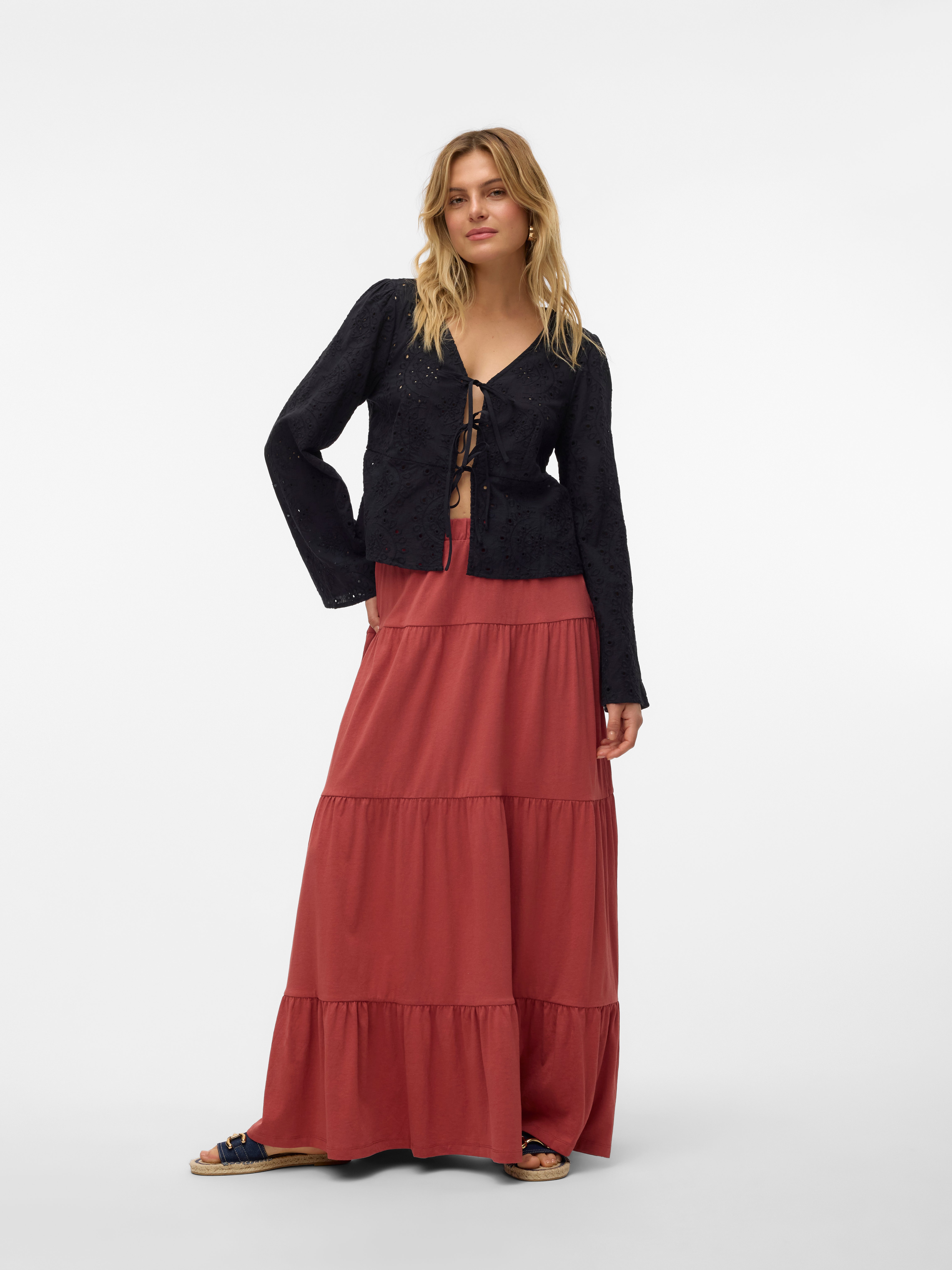 VMMIA Hohe Taille Langer Rock