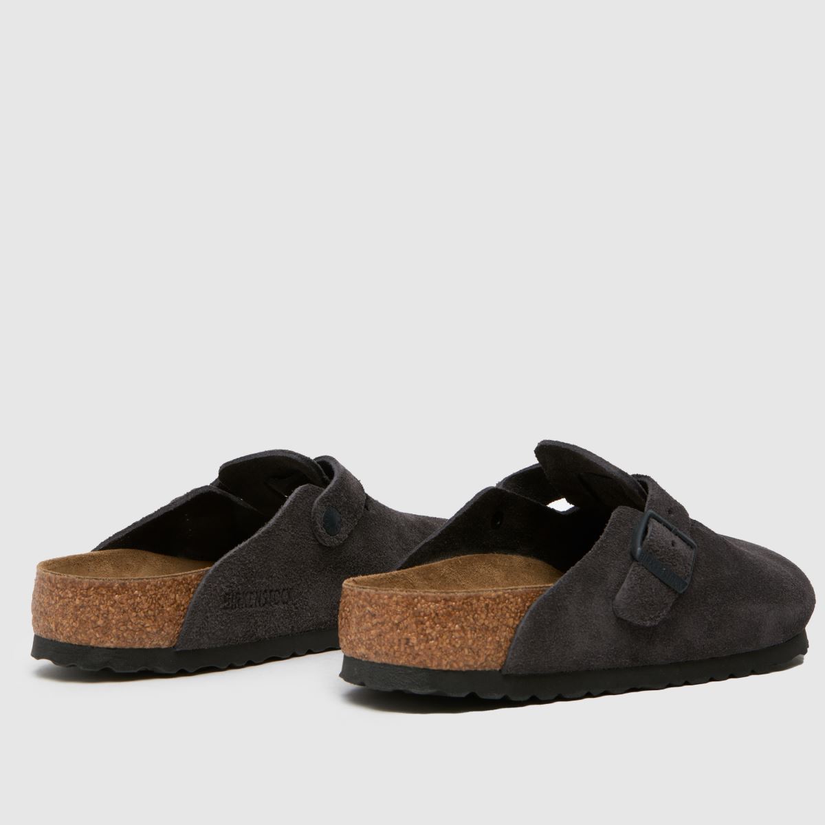 BIRKENSTOCK Boston klumpa szandál szürke színben
