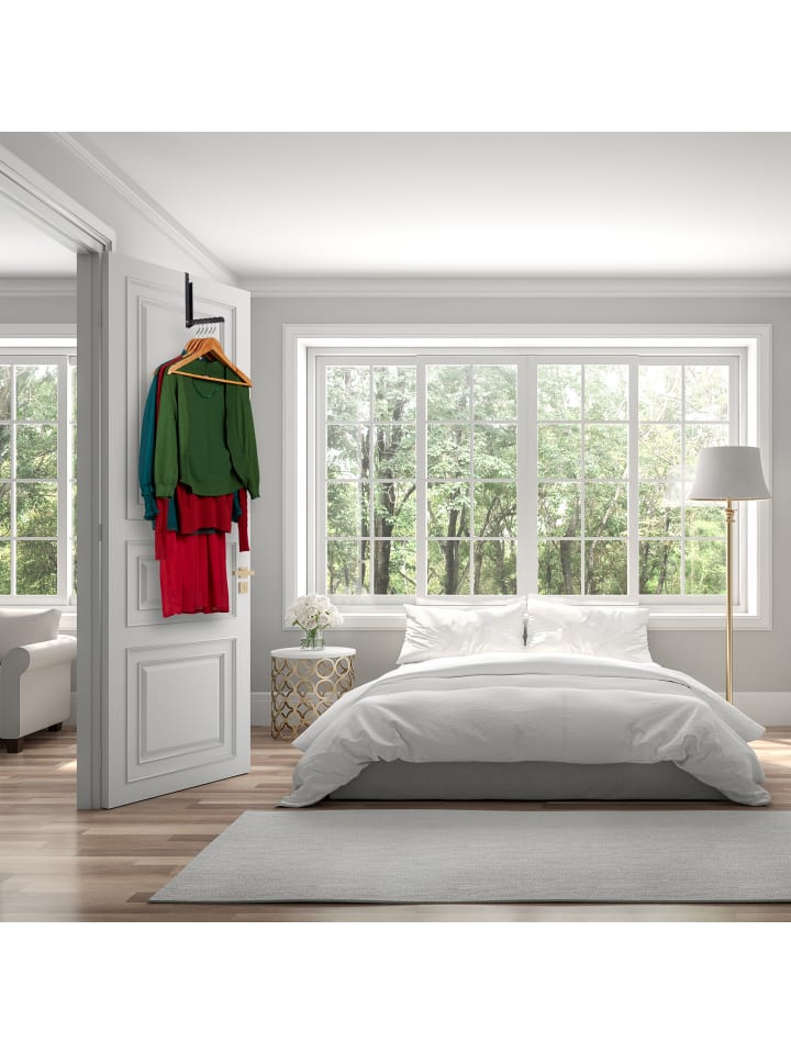 relaxdays Klapphaken in Schwarz günstig kaufen onesize