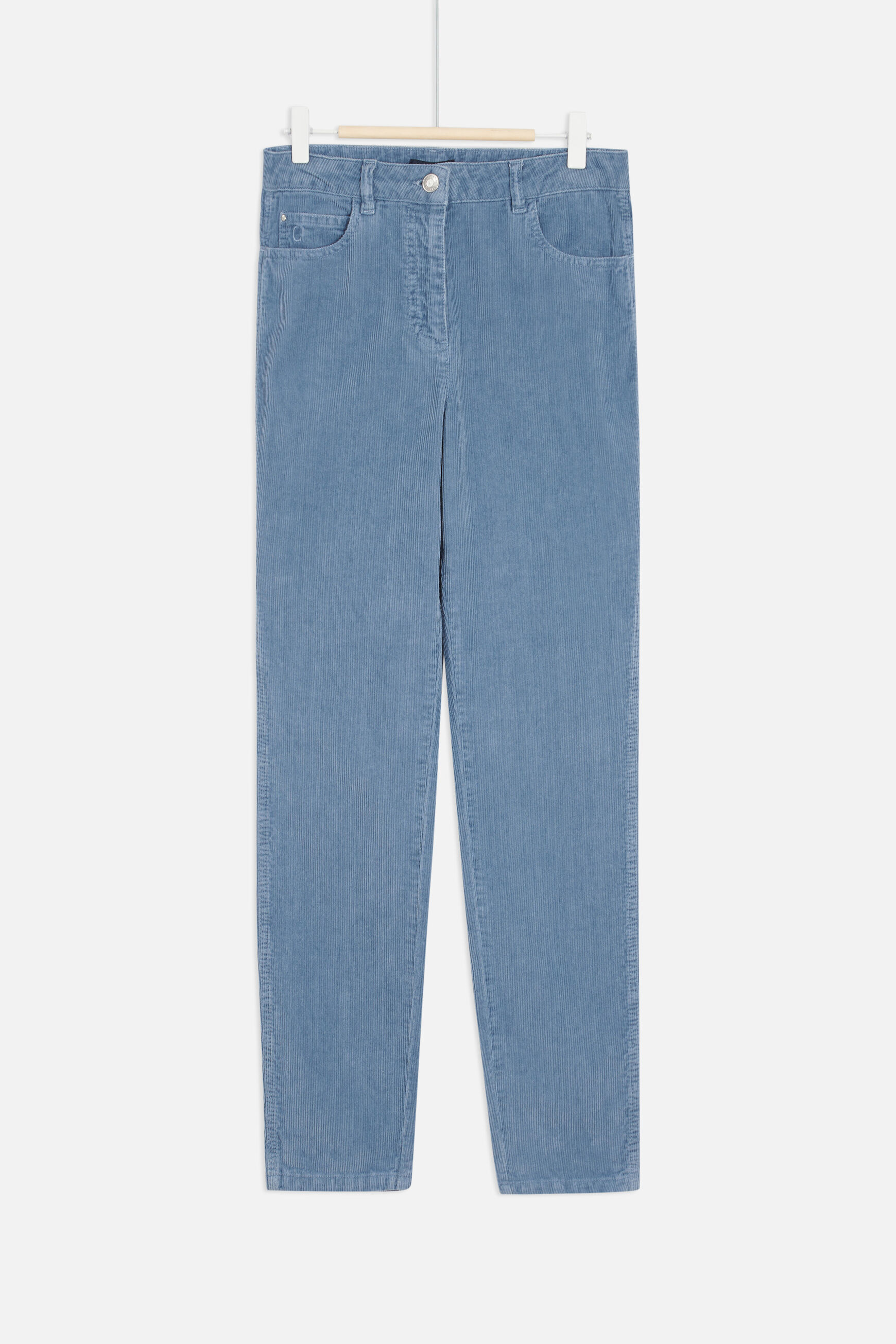 pantalon brindisi bleu violet femme