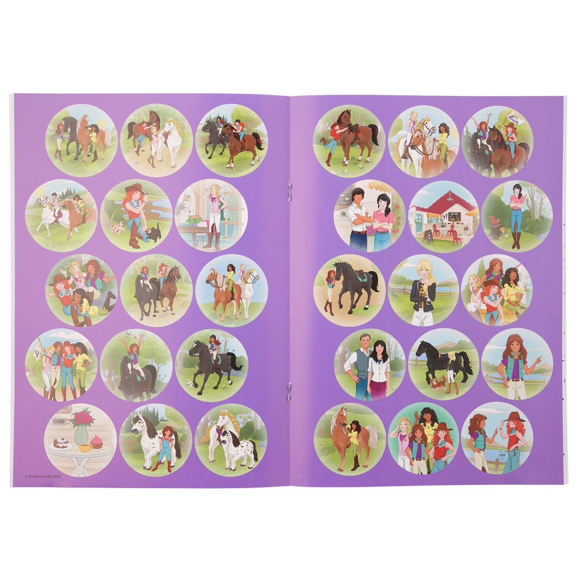 Schleich Sticker- und Malbuch Horse Club