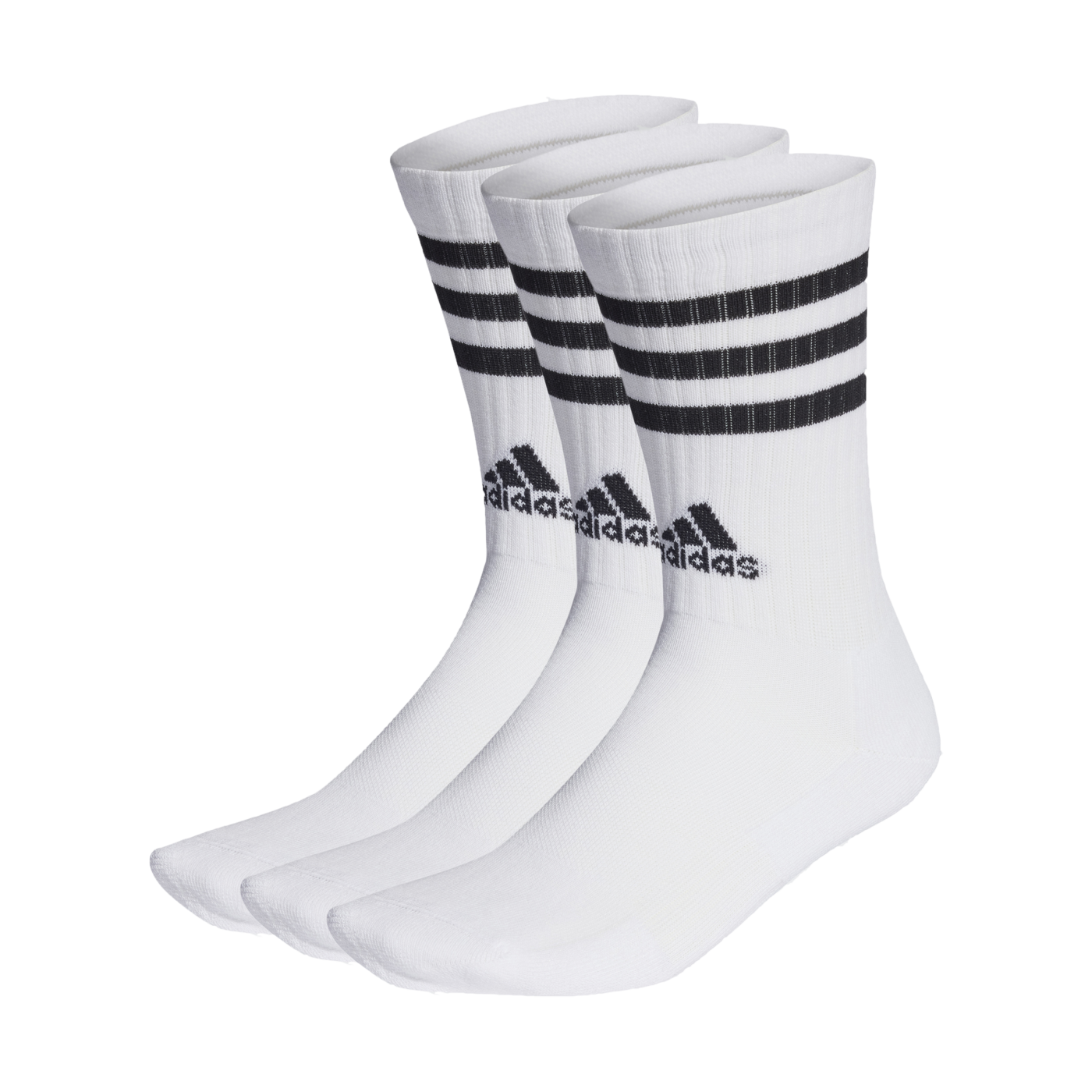 adidas 3S Cush Crew 3er Pack Socken Weiss